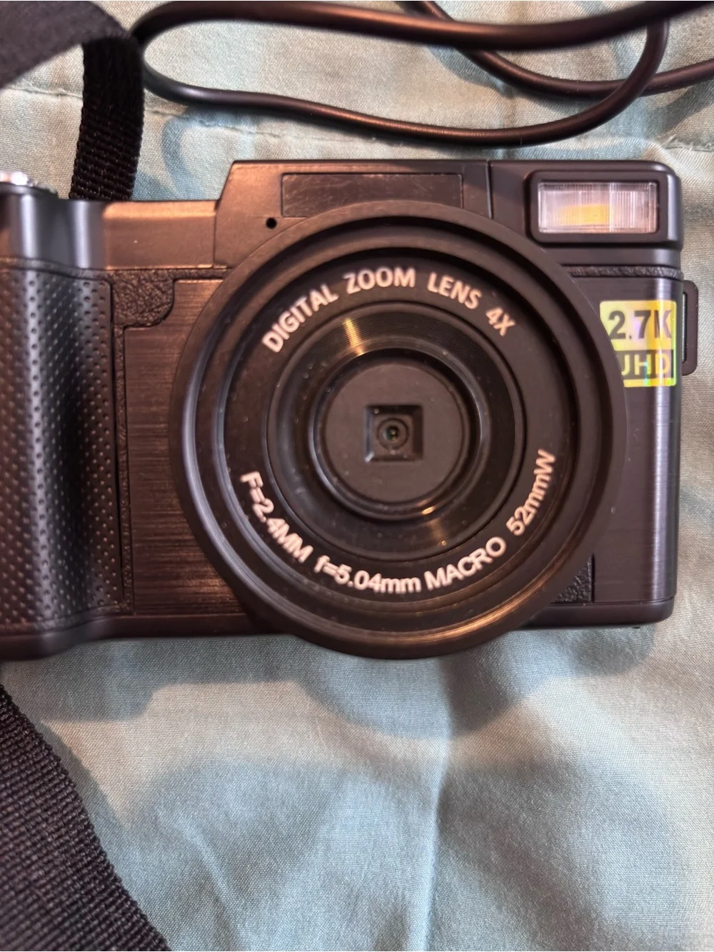 Digital Camera 2.7k Digital Zoom Lens 4x|2 Lithium Batteries|No SD Card|Works!